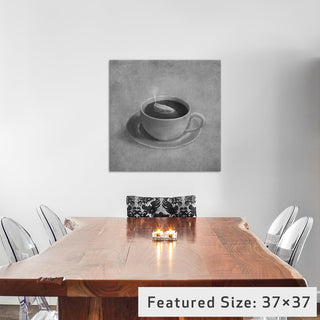 "Whale In A Teacup Square" by Terry Fan, 37x37x1.5