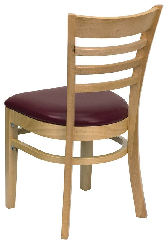 Flash Furniture Hercules Series Dining Chair with Burgundy Seat