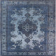 Ahgly Company Indoor Square Mid-Century Modern Area Rugs, 6' Square
