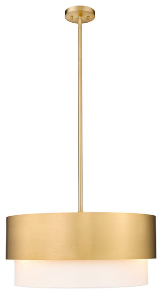 Z-Lite 495P18 Counterpoint 3 Light 18"W Pendant - Matte Black