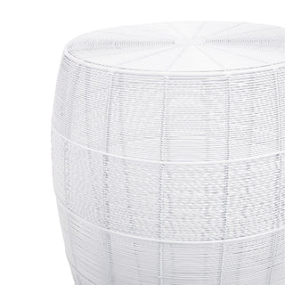 Butler Bellarose White Metal End Table