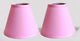 Satin Chandelier Lamp Shade, 3x6x5", Pink, Set of 2