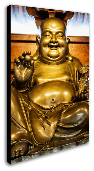 Philippe Hugonnard 'Gold Buddha' Canvas Art, 19"x12"