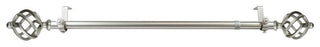 Walter Multi Angle Ceiling Rod 120-170 inch, Satin Nickel, One Sided
