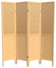 6' Tall Beadboard Divider, Natural, 4 Panels