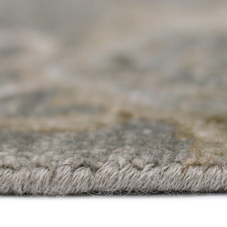 Nuit Arabe Rawe Area Rug, Gray, 9' x 12', Bordered