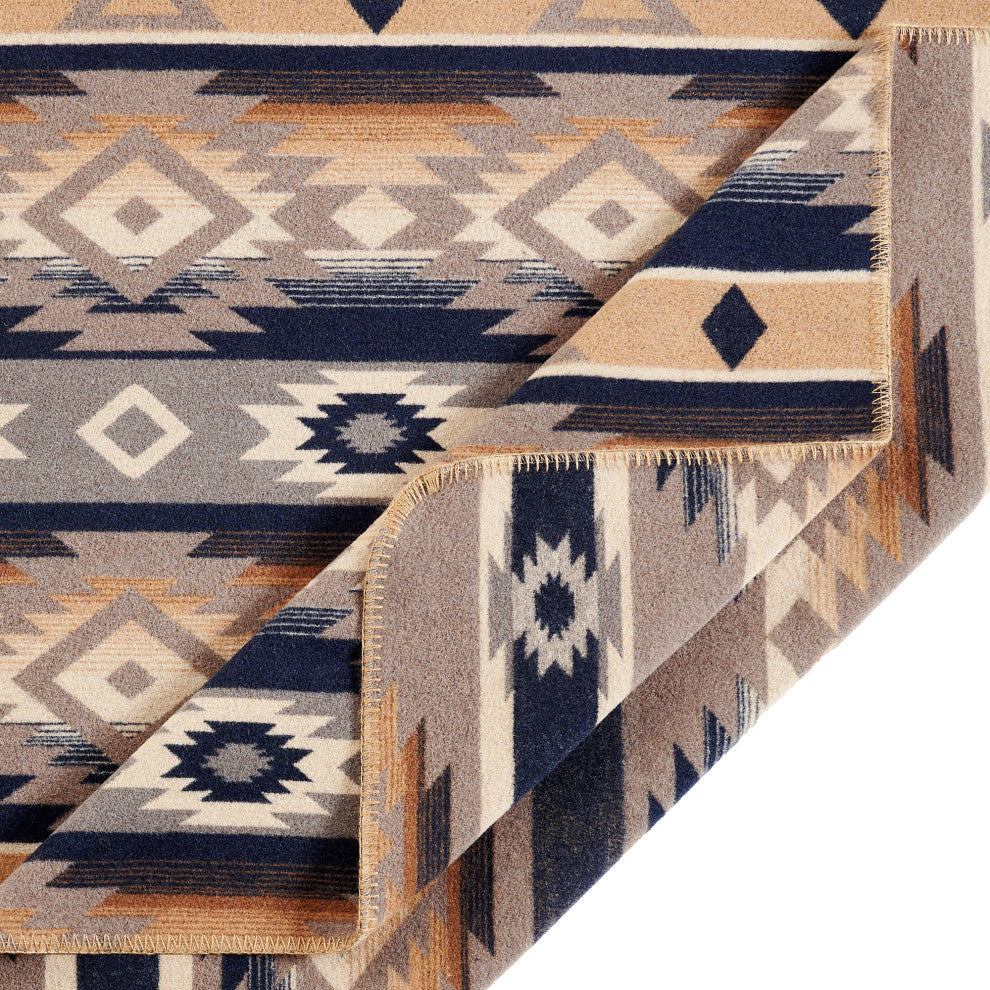Taos Wool Blend Blanket, 1PC, Full/Queen
