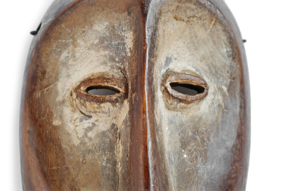 Consigned Vintage Lega Carved Face Mask