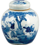 Blue and White Porcelain Jar