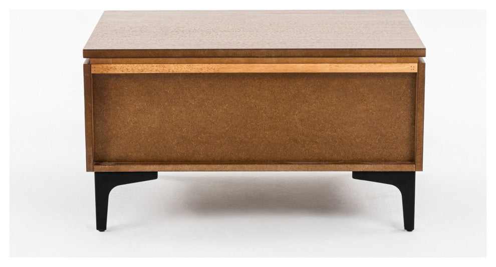 Modrest Paula Mid-Century Walnut Nightstand