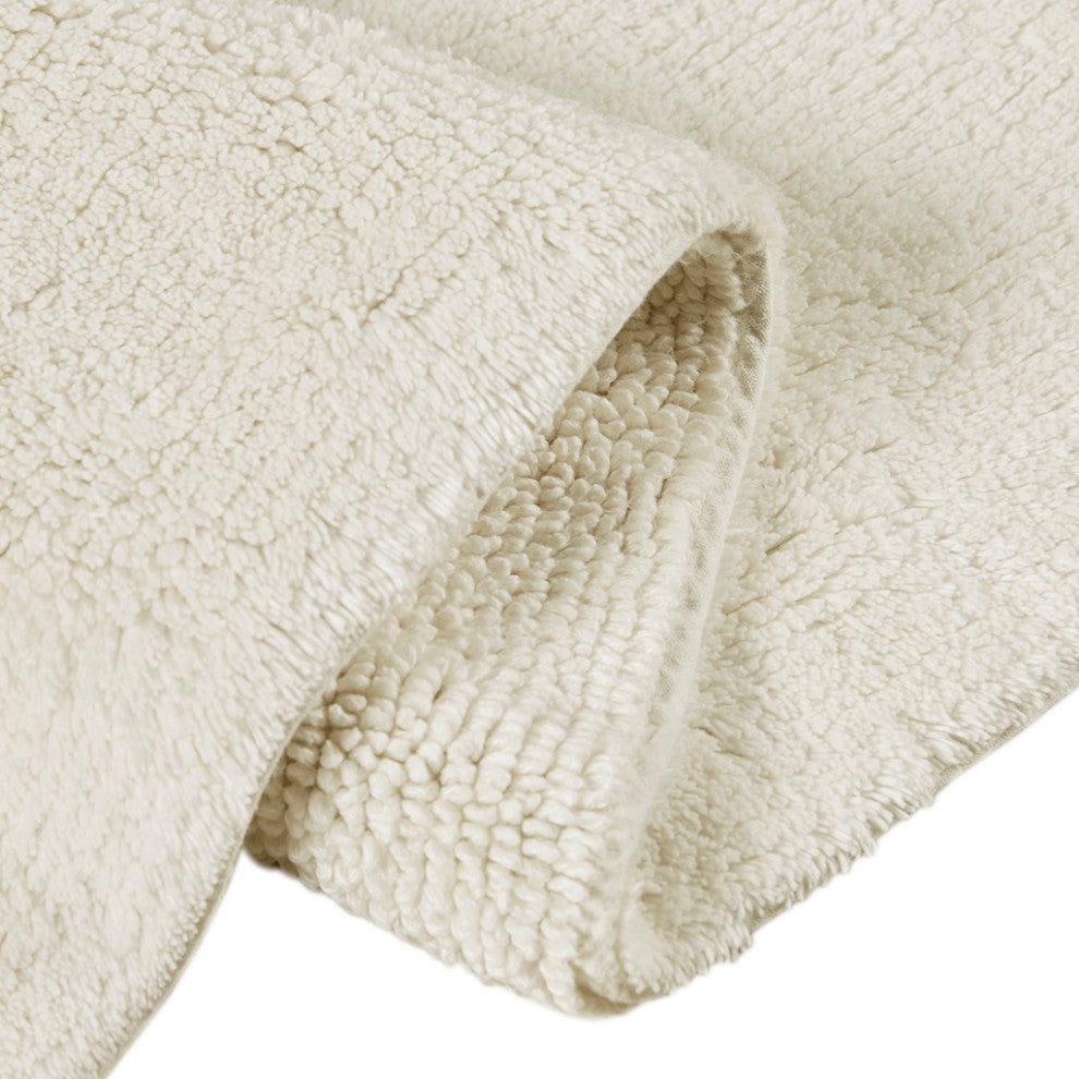 Beautyrest Plume Luxury Feather Touch Reversible Bath Rug, Ivory