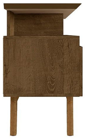 Yonkers 70.86 TV Stand in Rustic Brown