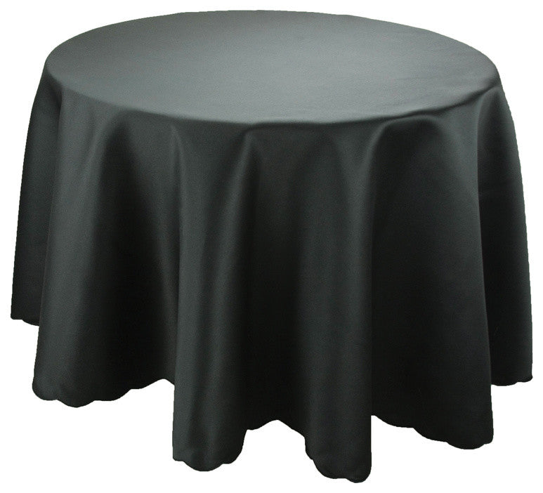 Samantha Collection, Black, 90" Round