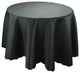 Samantha Collection, Black, 90" Round