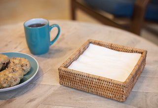 Artifacts Rattan™ Luncheon Napkin Holder, Honey Brown
