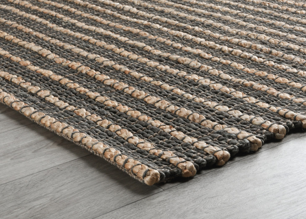 Alysa Mineral Blue Handwoven Area Rug by Kosas Home, Mineral Blue, 5x8