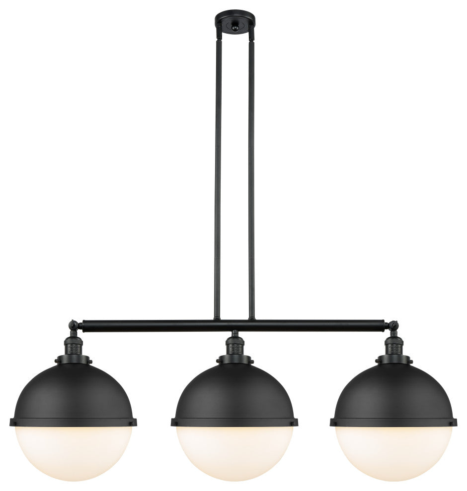 INNOVATIONS 213-BK-HFS-121-BK 3-Light Island Light Matte Black