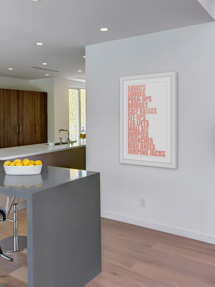 "Exercises" Framed Painting Print