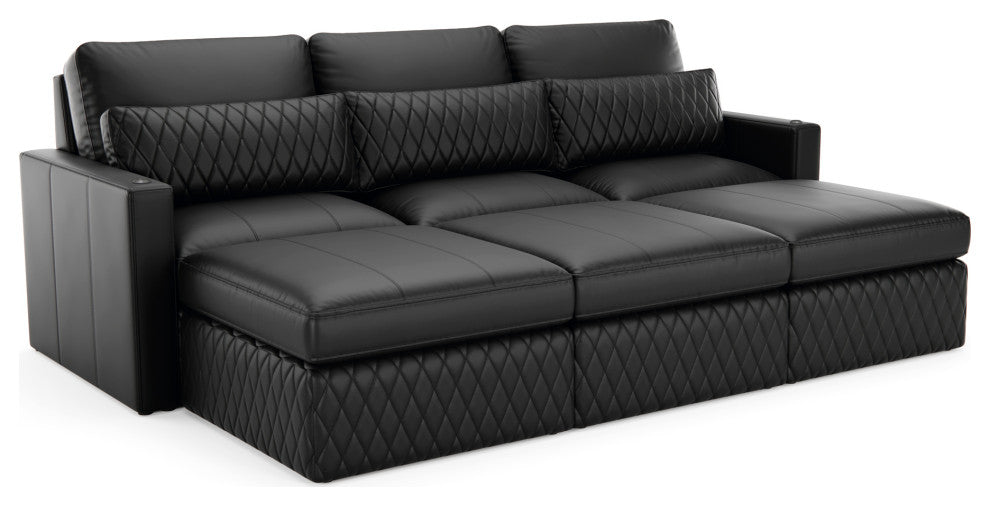 Seatcraft Diamante, Black, 6-Piece Sofa