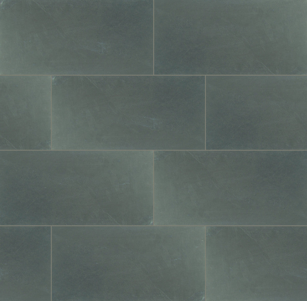 MSI S1224G 12" x 24" Rectangle Floor and Wall Tile - Textured - Montauk Blue