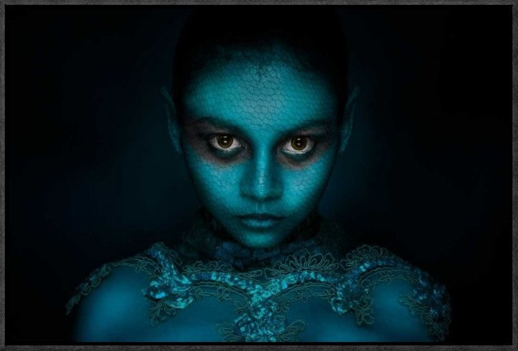 "Avatar" Framed Canvas Giclee by Beni Arisandi, 23x15"