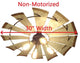 Lamp Goods Exclusive Windmill Chandelier Light Fixture - Non Motorized