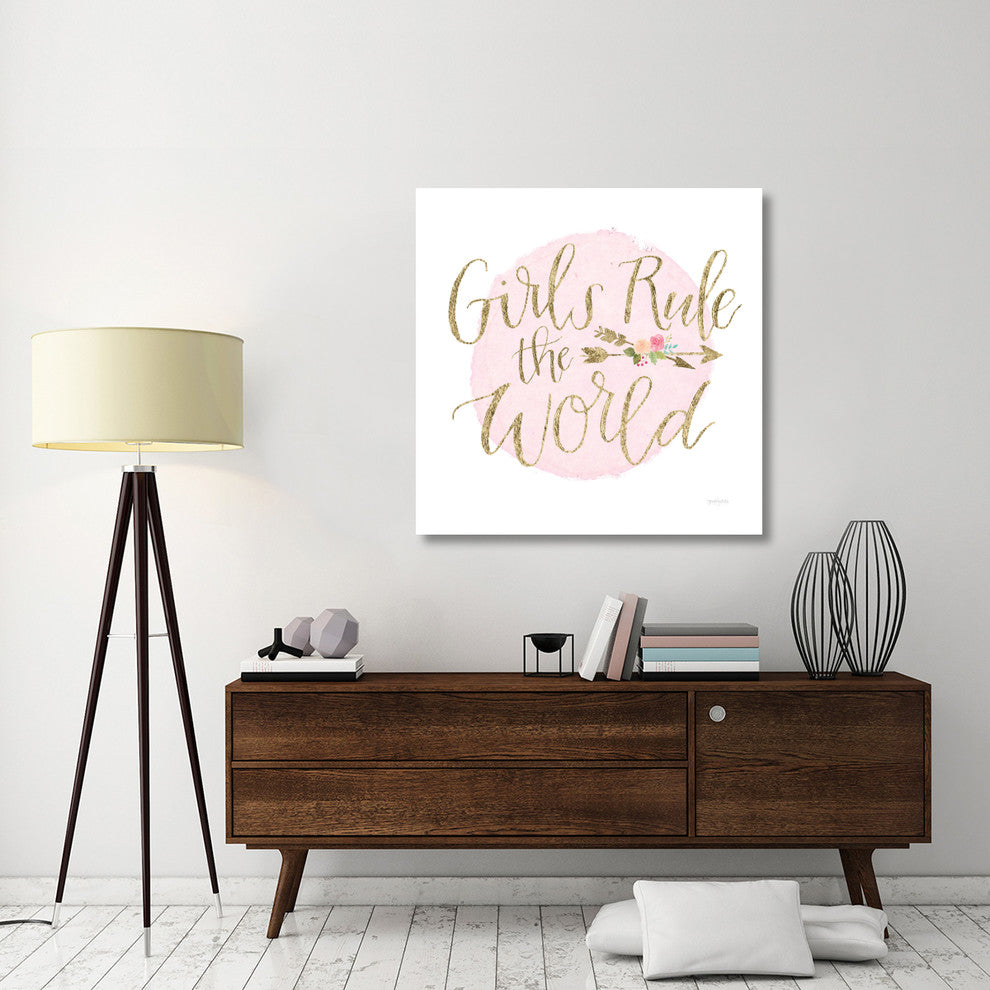 "Girl Power III" Digital Paper Print by Jenaya Jackson, 42"x42"