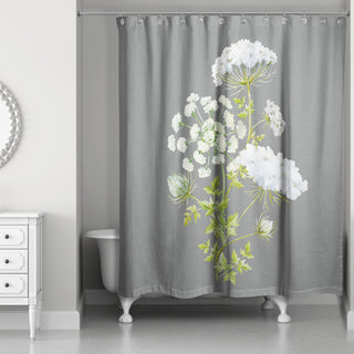 Watercolor Floral Cluster 2 71x74 Shower Curtain