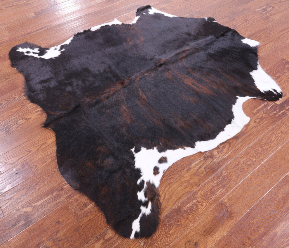 Organic Natural Hair-On Cowhide Area Rug 6' 8" X 6' 6" C1708