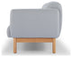 Metro, Tulum 3 Seater Sofa, Light Gray