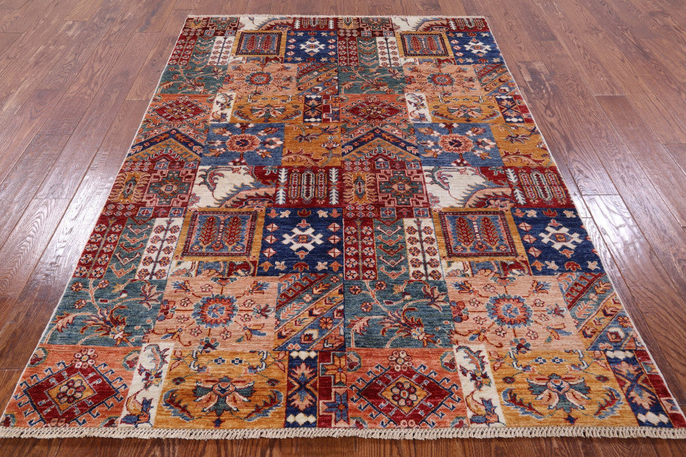 Super Kazak Handmade Wool Rug 4' 11" X 6' 10" Q7563