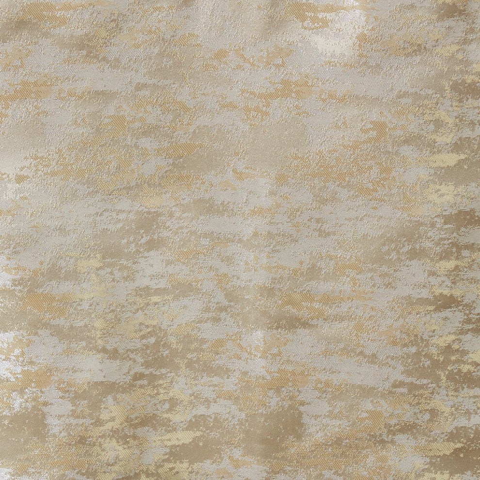 SunSmart Cassius Marble Total Blackout Window Curtain, Gold, Gold, Panel - 95"