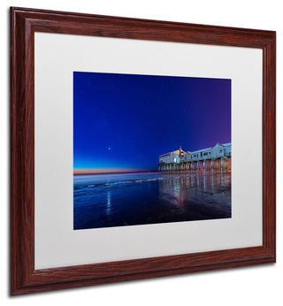 Blanchette Photography 'Lights of Dawn', Wood Frame, White Matte, 20"x16"