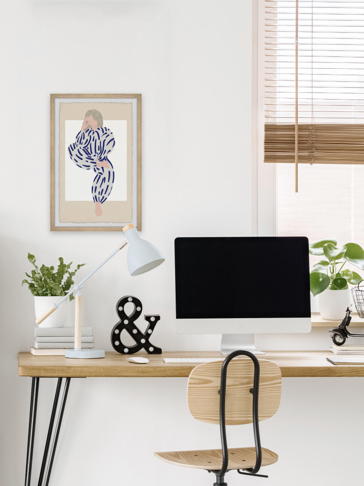 "Take the Risk" Framed Painting Print, 20x30