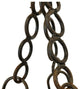 Classic Round Wrought Iron Hanging Basket Planter 14" Vintage Style