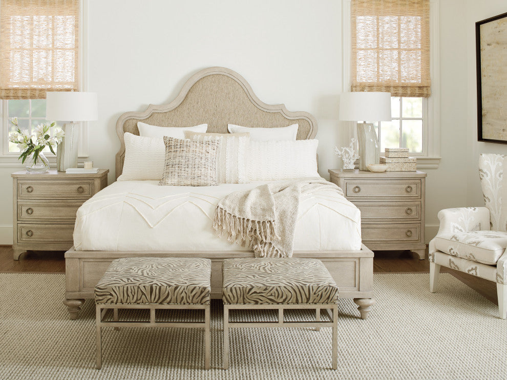 Zuma Upholstered Panel Bed 6/6 King
