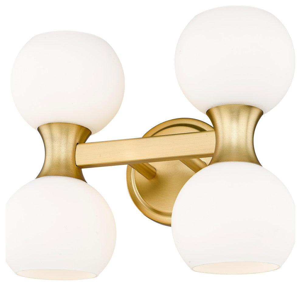 Z-LITE 4-Light Vanity, Modern Gold