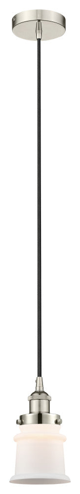 Innovations 616-1PH-PN-G181S 1-Light Mini Pendant, Polished Nickel