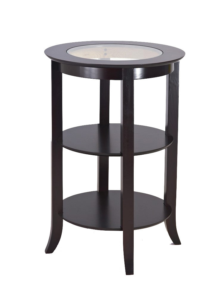 Wood Round Side /Accent Table