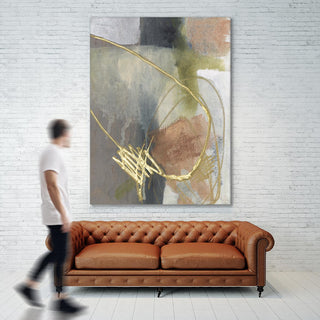 "Burnished Loops II" Fine Art Giant Canvas print 72"x54"