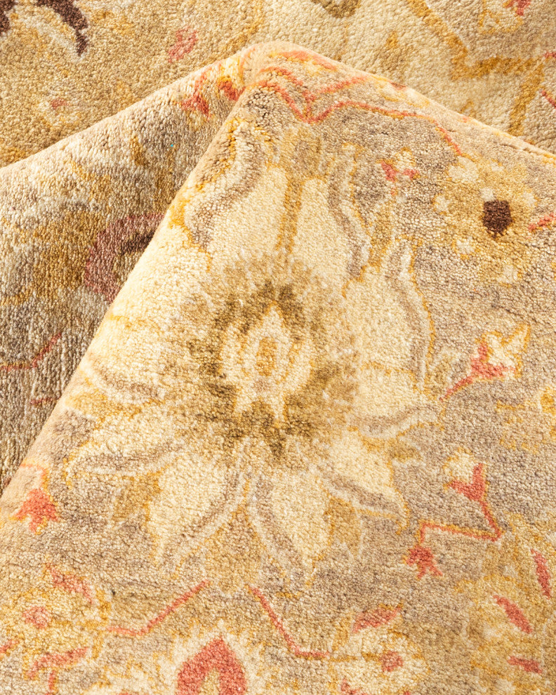 Mogul, One-of-a-Kind Hand-Knotted Area Rug Light Gray, 8' 3" x 13' 10"