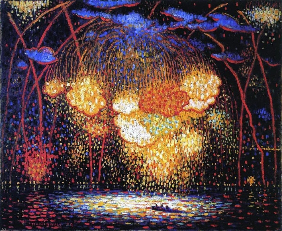 Axel Johansen The Rocket, Gallery Wrapped Canvas Print, 20"x25"
