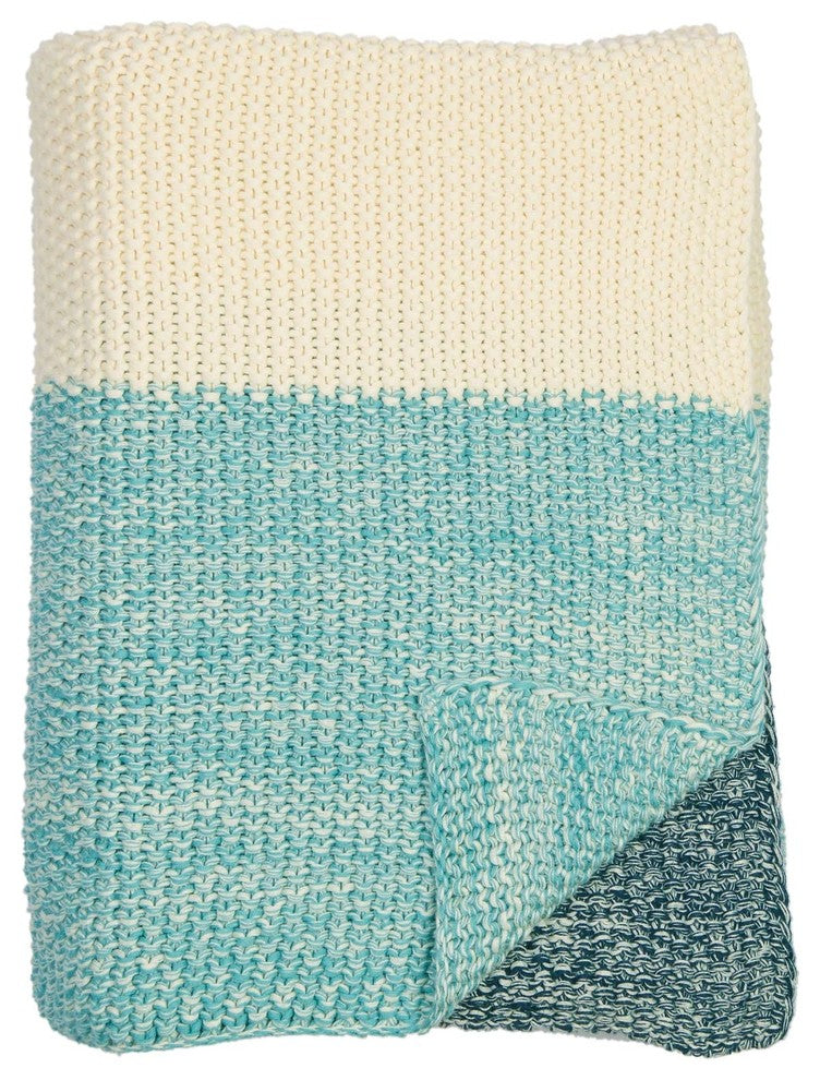 Darzzi Marl Moss Stripe Throw