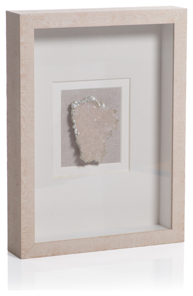 Muzo Natural Framed Crystal Wall Decor, 12"x16"