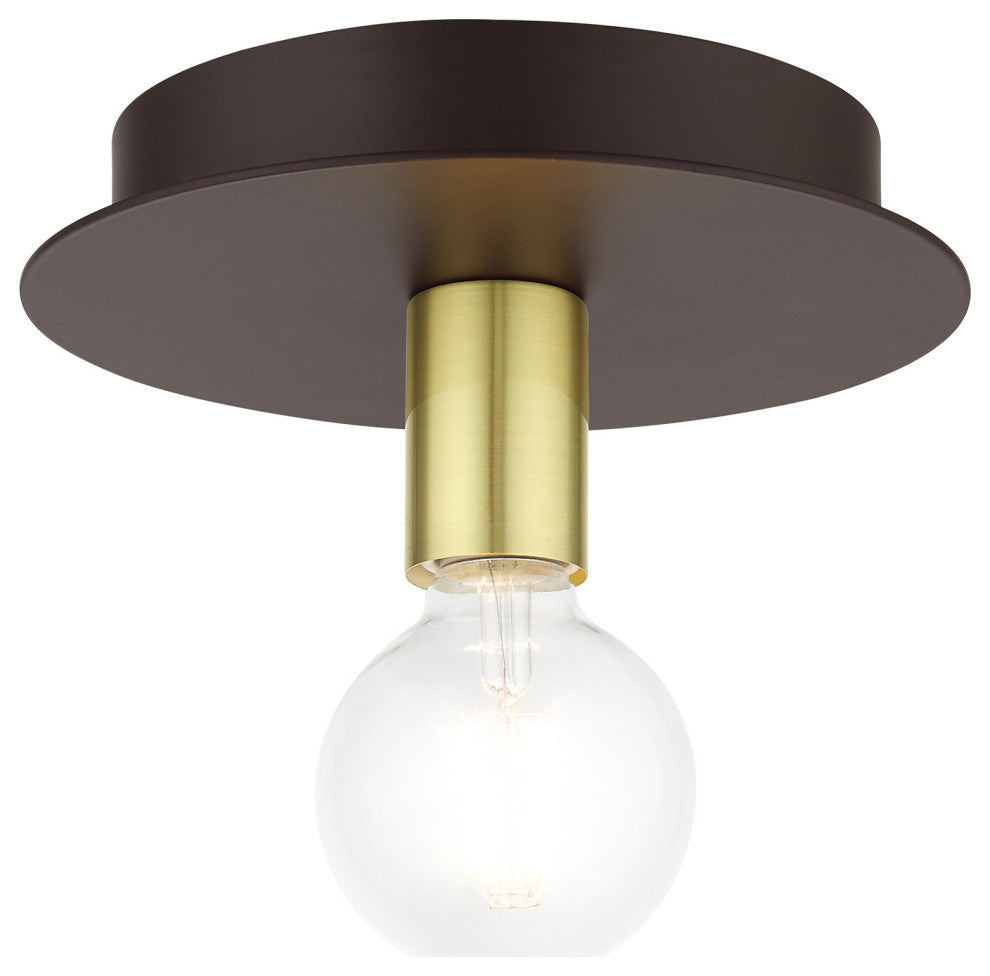 Bronze Transitional, Versatile, Modern, Urban, Minimal Flush Mount