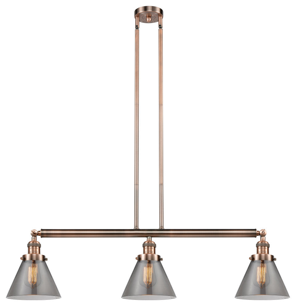 Innovations Lighting 213-Ac-G43-Led 3 Light Dimmable Led Island Light