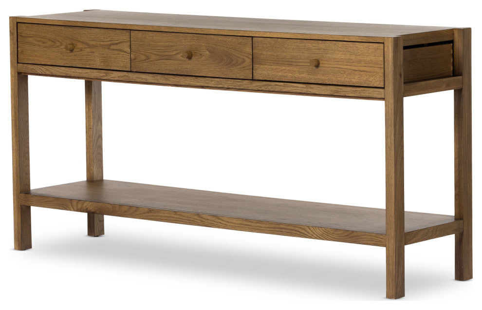 Meadow Console Table-Tawny Oak