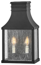 Hinkley Beacon Hill Medium Wall Mount Lantern, Museum Black