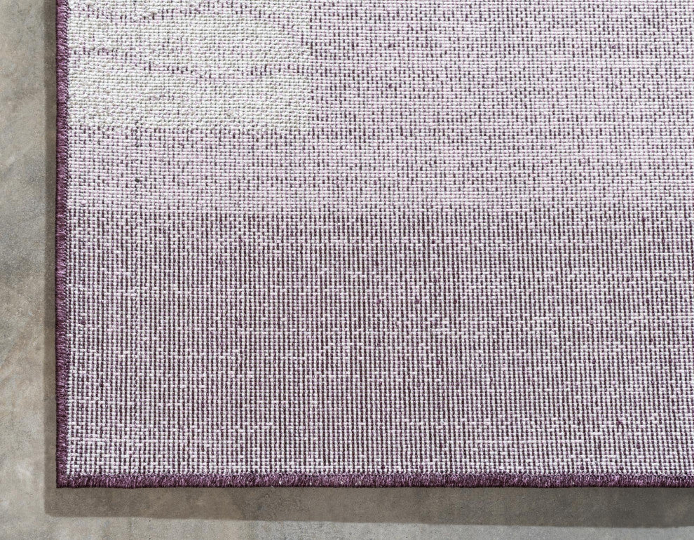 Rug Unique Loom Del Mar Purple Runner 2' 7 x 10' 0
