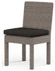 Coronado With Plush Comfort Armless Outdoor Dining Chair (Set Of 2)